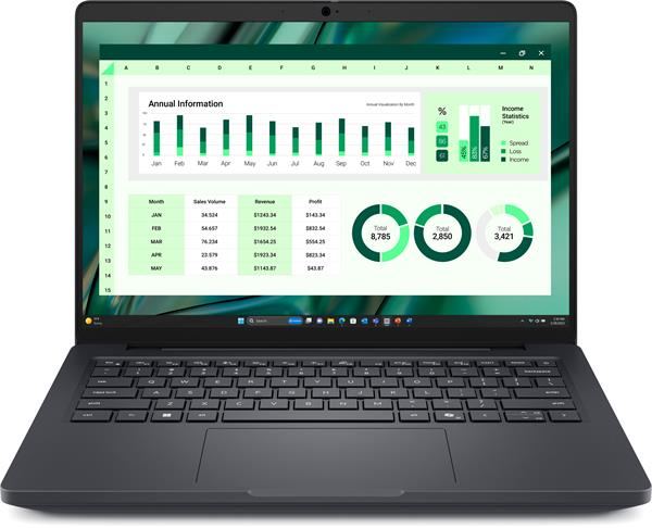Dell Pro Max 14 MC14250/U7-265H/32GB/1TB SSD/14" FHD+/IR Cam&Mic/NVIDIA RTX PRO 500/FgrPr/vPro/Backlit Kb/W11 Pro/3Y PS