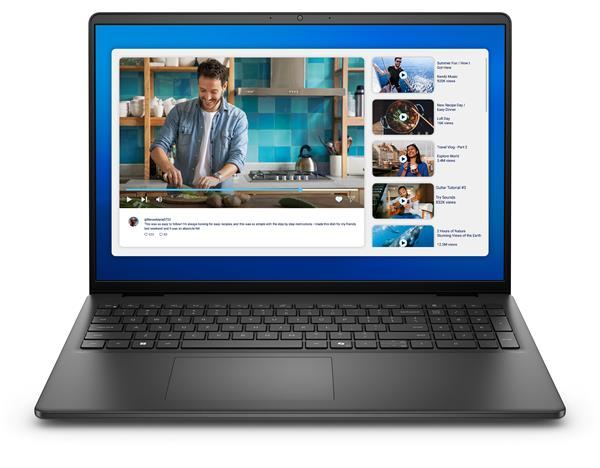 Dell 16 DC16250/C5-120U/8GB/512GB SSD/16" FHD+/Integrated/FgrPr/3 Cell/65W/WLAN/Backlit Kb/W11 Pro/3Y ProSpt