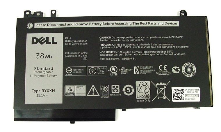 Dell Batéria 3-cell 38W/HR LI-ON pre Latitude 3100,3150,3160,E5250,E5450,E5550