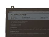 DELL Batéria 4-cell 68W/HR LI-ON Alienware 15 R3, 15 R4, 17 R4, 17 R5 — obrázok 2