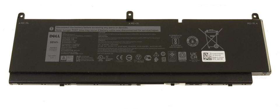 Dell Batéria 6-cell 68W/HR LI-ION pre Precision 7550, 7560, 7750, 7760