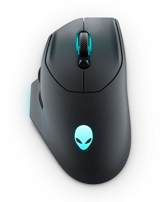 Dell Alienware 620M/Herná/Optická/Pre pravákov/26 000 DPI/Drôtová+bezdrôtová/Čierna
