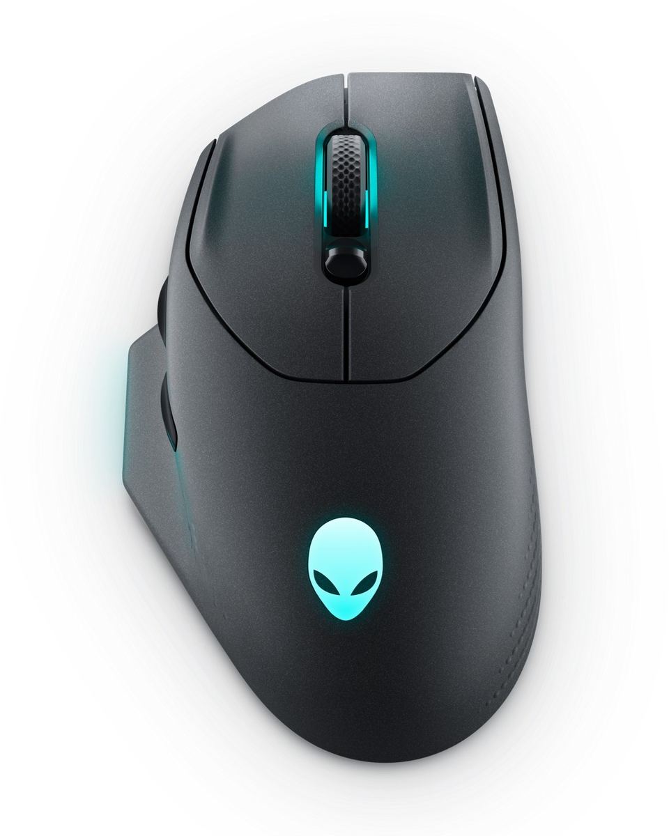 Dell Alienware 620M/Herná/Optická/Pre pravákov/26 000 DPI/Drôtová+bezdrôtová/Čierna