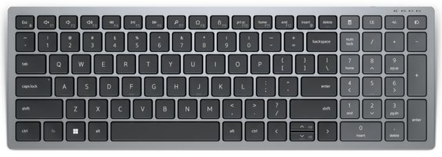Dell KB740/Bezdrôtová Bluetooth/HU layout/Sivá