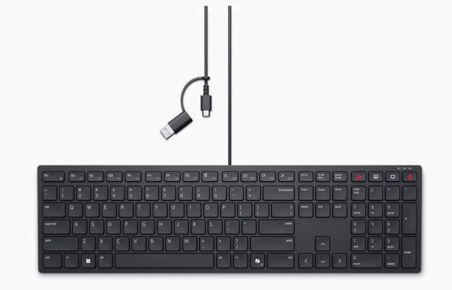 Dell drátová klávesnice KB525C CZ/SK USB/USB-C