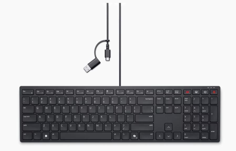 Dell drátová klávesnice KB525C CZ/SK USB/USB-C