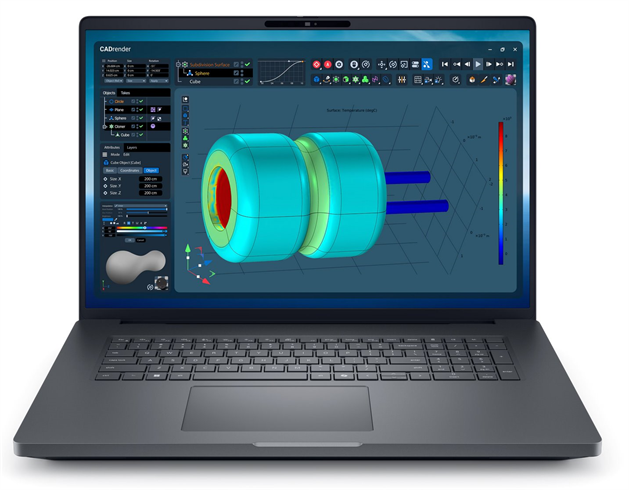 Dell Pro Max Plus 18 MB18250/U9-285HX/32GB/1TB SSD/18" QHD+ /IR Cam & Mic/NVIDIA RTX 3000/Backlit Kb/W11 Pro/3Y ProSpt
