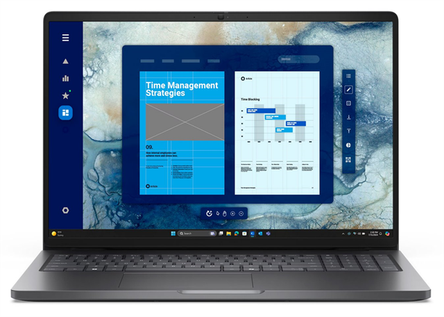 Dell Pro 16 PC16250/5-120U/8GB/512GB SSD/16" FHD+/IR Cam&Mic/FgrPr/3 Cell/65W/WLAN/Backlit Kb/W11 Pro/3Y ProSpt