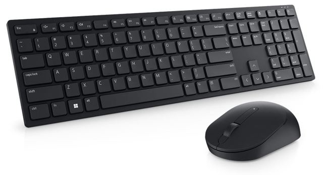 Dell Pro Keyboard and Mouse - KM5221W - US International (QWERTY) - Black